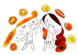 Panna and Kolone's Breadful Days sticker #7514477