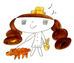 Panna and Kolone's Breadful Days sticker #7514479