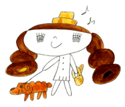 Panna and Kolone's Breadful Days sticker #7514479