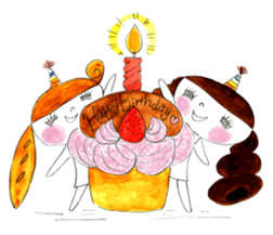 Panna and Kolone's Breadful Days sticker #7514490