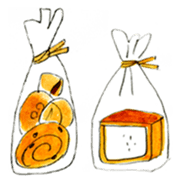 Panna and Kolone's Breadful Days sticker #7514505