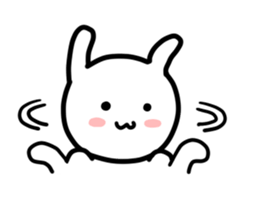 Positive White Rabbit 2 sticker #7514872