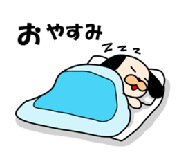 Puppy of the black ear sticker #7514909