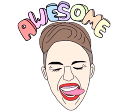 Wonderful guys sticker #7515041