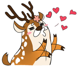 Dumun and Male Sister Deer sticker #7515108