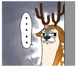 Dumun and Male Sister Deer sticker #7515114