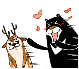 Dumun and Male Sister Deer sticker #7515117