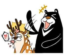 Dumun and Male Sister Deer sticker #7515121