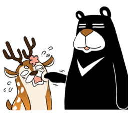 Dumun and Male Sister Deer sticker #7515125