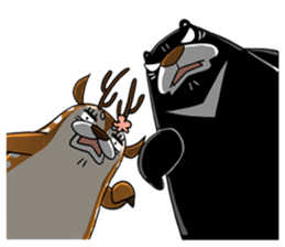 Dumun and Male Sister Deer sticker #7515135