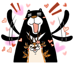 Dumun and Male Sister Deer sticker #7515138