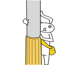 Active rabbit sticker #7515272