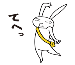 Active rabbit sticker #7515282