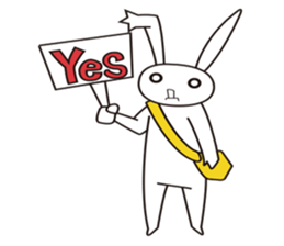 Active rabbit sticker #7515288