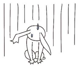 Active rabbit sticker #7515293