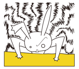 Active rabbit sticker #7515295