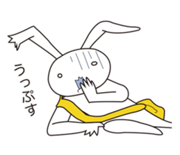 Active rabbit sticker #7515297