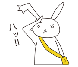 Active rabbit sticker #7515300