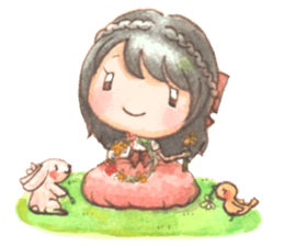 Snow White from fairy countries sticker #7515590