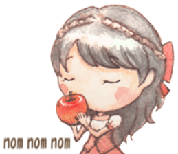 Snow White from fairy countries sticker #7515598