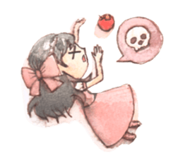 Snow White from fairy countries sticker #7515599