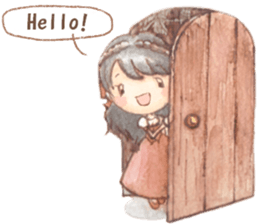 Snow White from fairy countries sticker #7515601