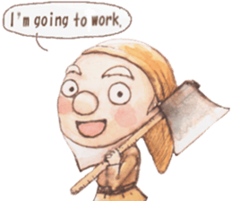 Snow White from fairy countries sticker #7515616