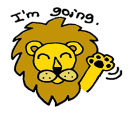 Lion Stamp 2 sticker #7515869