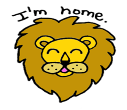 Lion Stamp 2 sticker #7515871