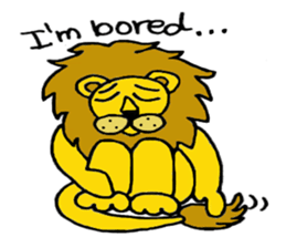 Lion Stamp 2 sticker #7515887