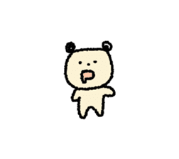 Small sticker ~Bear such as dog~ part3!! sticker #7515944