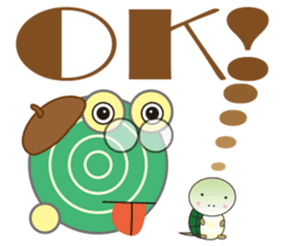 Dendenmushi of drivel, I think of Kame sticker #7516345