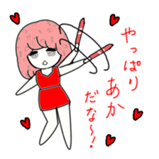 idol otaku-chan 3 -red- sticker #7516748