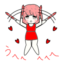 idol otaku-chan 3 -red- sticker #7516750