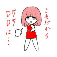 idol otaku-chan 3 -red- sticker #7516758