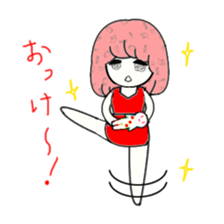 idol otaku-chan 3 -red- sticker #7516774