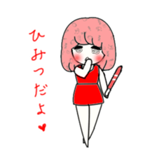idol otaku-chan 3 -red- sticker #7516780