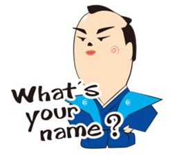 COOL JAPAN SAMURAI Sticker in English sticker #7516909