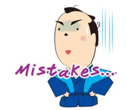 COOL JAPAN SAMURAI Sticker in English sticker #7516915