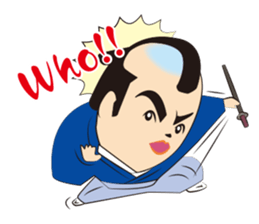 COOL JAPAN SAMURAI Sticker in English sticker #7516919