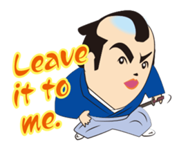 COOL JAPAN SAMURAI Sticker in English sticker #7516924