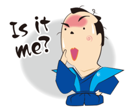 COOL JAPAN SAMURAI Sticker in English sticker #7516933