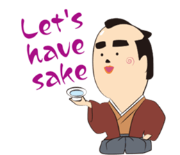 COOL JAPAN SAMURAI Sticker in English sticker #7516934