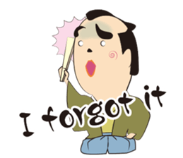 COOL JAPAN SAMURAI Sticker in English sticker #7516935