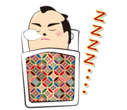 COOL JAPAN SAMURAI Sticker in English sticker #7516937