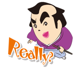 COOL JAPAN SAMURAI Sticker in English sticker #7516940