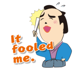 COOL JAPAN SAMURAI Sticker in English sticker #7516942