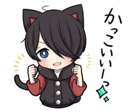 BLACK KITTEN 6 sticker #7517481