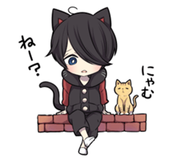 BLACK KITTEN 6 sticker #7517495