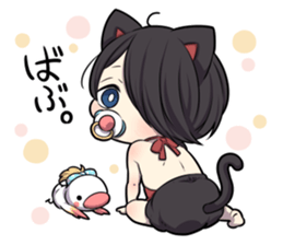 BLACK KITTEN 6 sticker #7517500